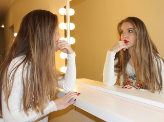 blancas jovencita rubias cabello