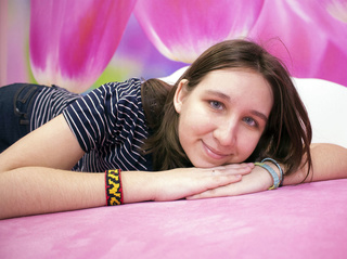 white teen dancing snapshot