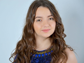 blancas jovencita castaña cabello