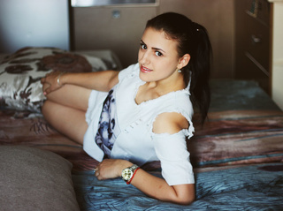 blancas jovencita with castaña