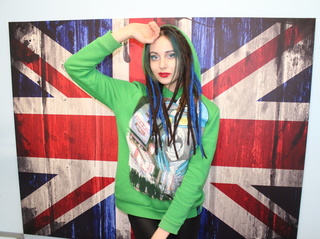 white teen black hair