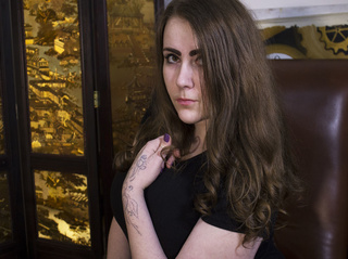 white teen brown hair