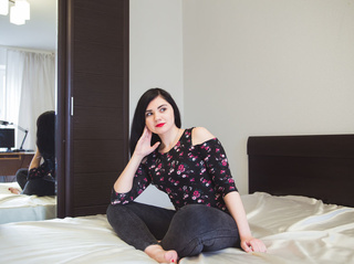 white teen black hair