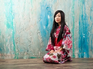 asian teen brown hair