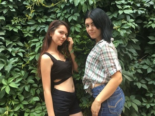 blancas jovencita castaña cabello