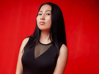 asian girl black hair