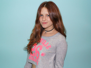blancas jovencita castaña cabello