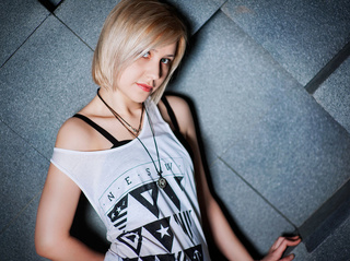white teen blonde hair