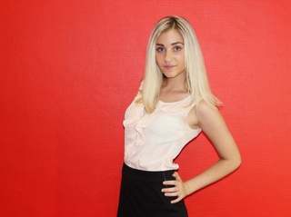 white teen blonde hair