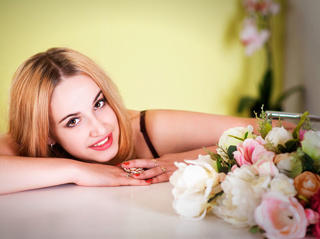 white teen blonde hair