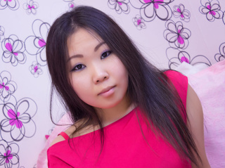 asian girl snapshot black