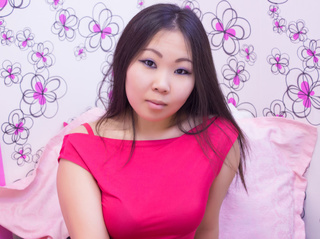 asian girl snapshot black