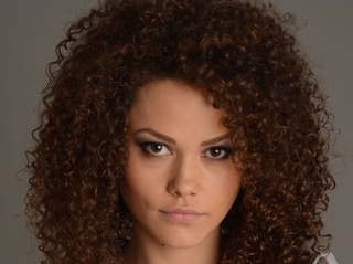 white girl with brown