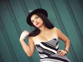 latin girl brown hair