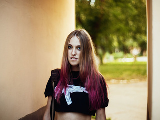 white teen blonde hair