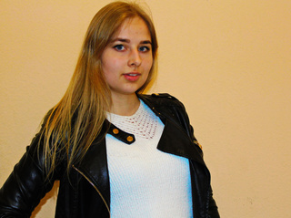 white teen blonde hair
