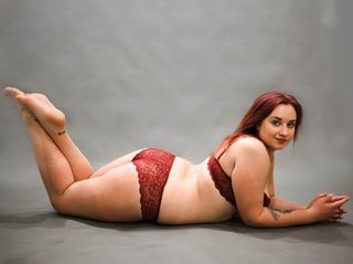 blancas jovencita castaña cabello
