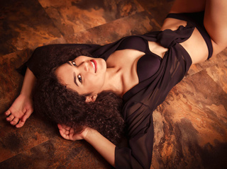 blancas jovencita castaña cabello