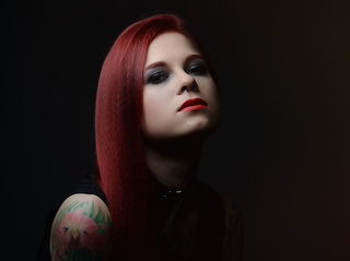 white teen orange hair