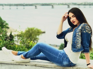 blancas jovencita castaña cabello
