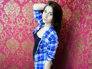 white teen brown hair
