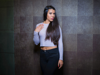 chica negras cabello lindo