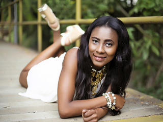 jovencita pequeñas pechos negras