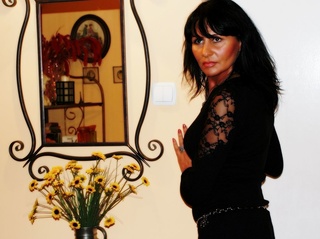 white mature black hair
