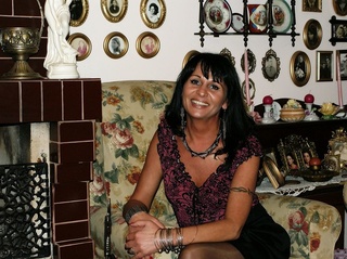 white mature black hair