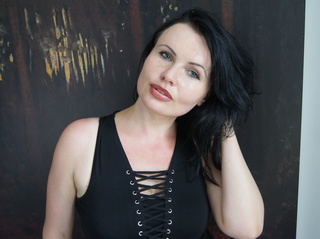 white milf black hair