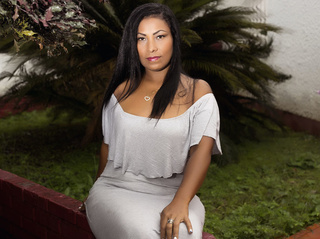 ebony milf black hair