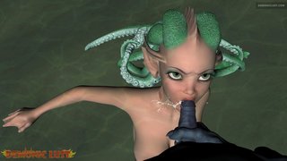 hardcore bajo el agua sexo demonic