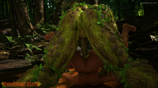 tree flequillo with big-boobed