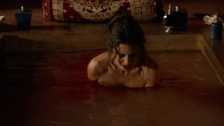 sexy australian emerges bath