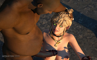 black men hot blonde