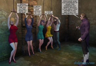 handcuffed females waiting revenge