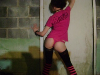 emo chica striped calcetines