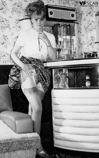 blonde, upskirt, vintage
