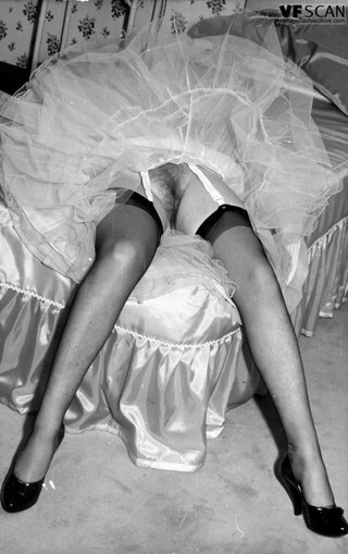 blonde, upskirt, vintage