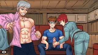 drawn gay handjob