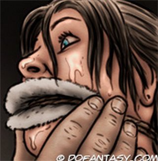 rough teen bondage art