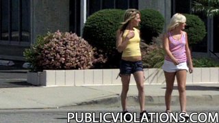 sexy rubias walk city