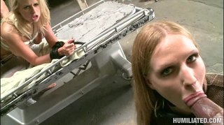 blonde, hardcore, tied up