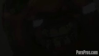 brunette girl sucks friends