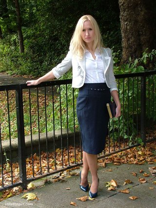 lovely high heels blonde