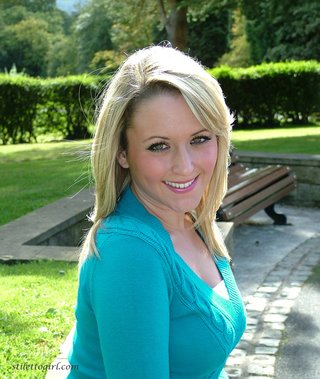 blonde, foot, outdoor, sexy