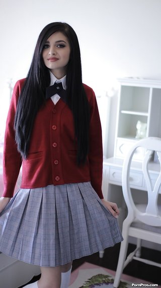 ass, teen, uniform, upskirt