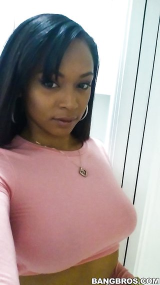 big tits, ebony, self shot, tits